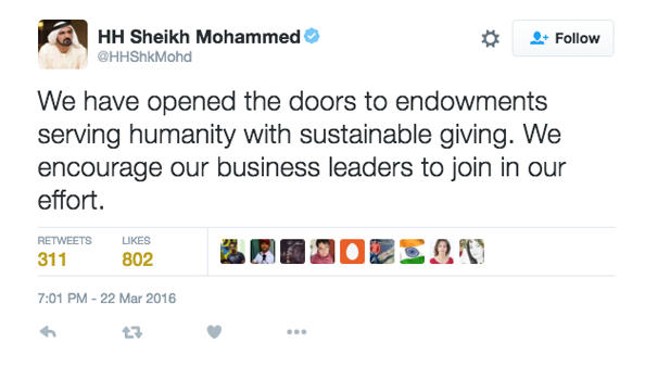  Sheikh Mohammed endowment