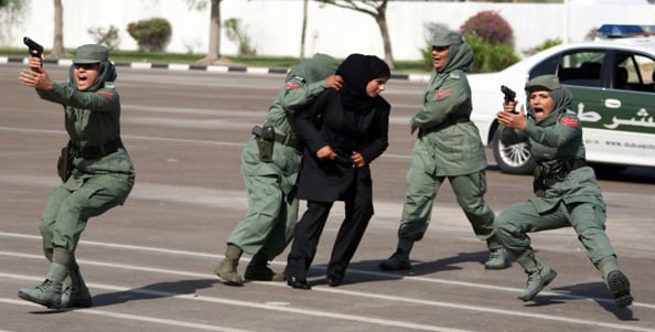 Dubai elite policewomen squad for VIPs s