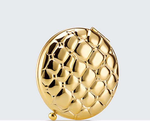 The estee Lauder 24-carat gold compact 