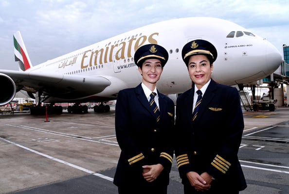 emirates female pilots