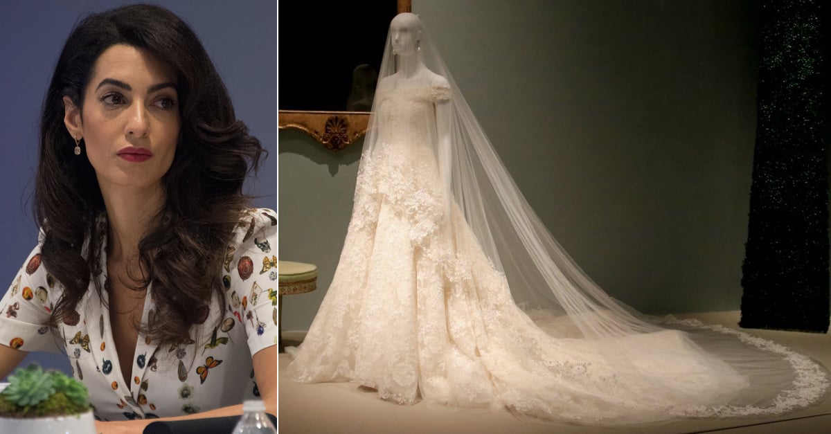 Amal Clooney has lent her wedding dress ...