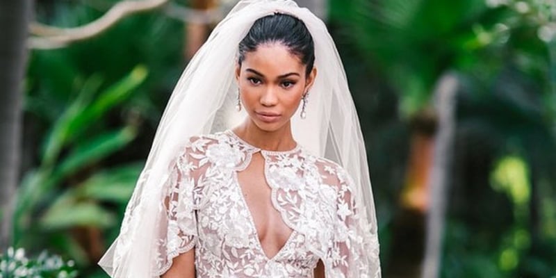 Lebanese designer Zuhair Murad made not one, but two incredible bridal  gowns for top Victoria's Secret model Chanel Iman