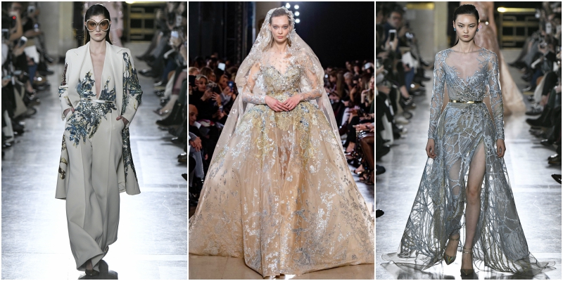 Elie Saab Showed Pretty Gowns for Moody Princesses at Couture - Fashionista