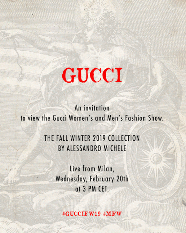 Gucci invites you to Milan Fashion Week – Emirates Woman