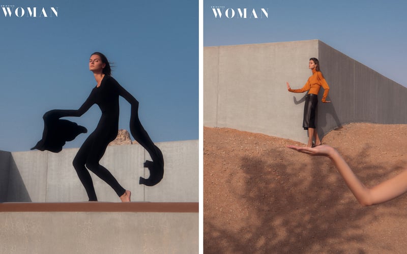 emirates woman fashion editorial dubai uae middle east 2019