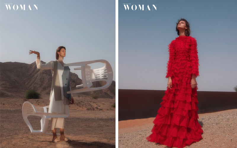 emirates woman fashion editorial dubai uae middle east 2019