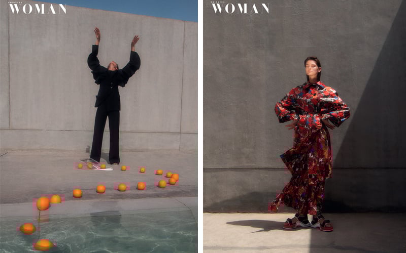 emirates woman fashion editorial dubai uae middle east 2019