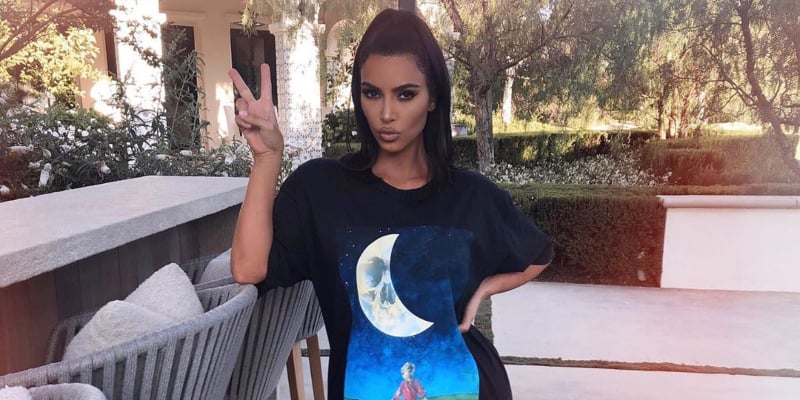Kim Kardashian West Takes Dior's $35k Heavy Metal Saddle Bag to the Streets