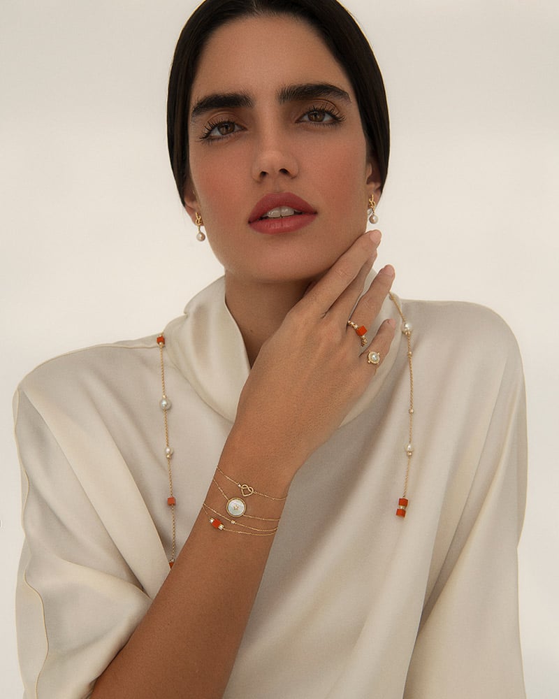 MKS Jewellery emirati pearls 4 HRH Sheikha Mariam bint Khalifa bin Saif Al Nahyan
