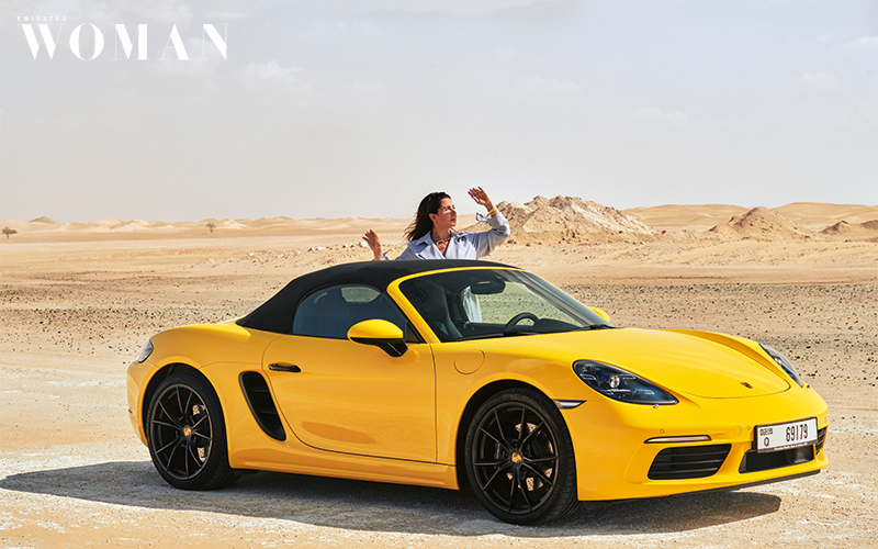 Porsche 718 Boxster dubai emirates woman magazine