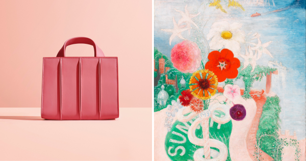 Whitney bag and Florence Stettheimer painting