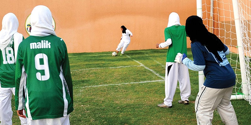 Saudi Greens football team