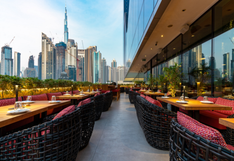 Roka Dubai terrace