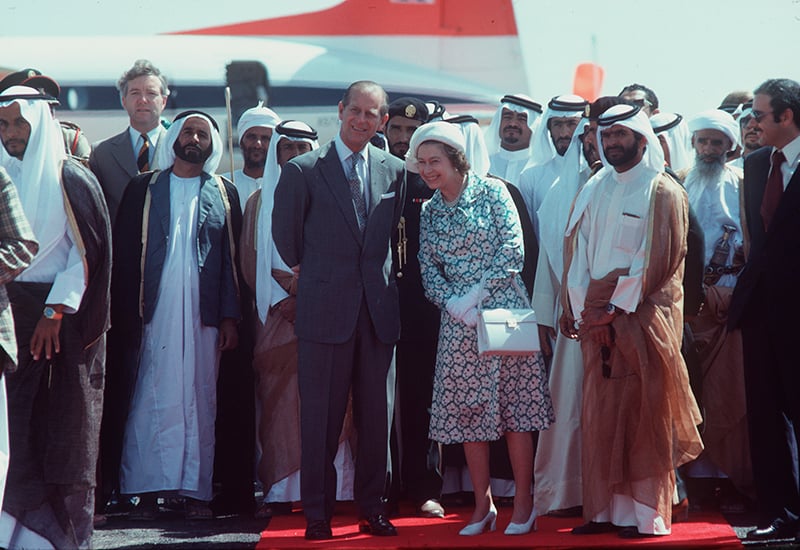 Queen Elizabeth, Prince Philip UAE