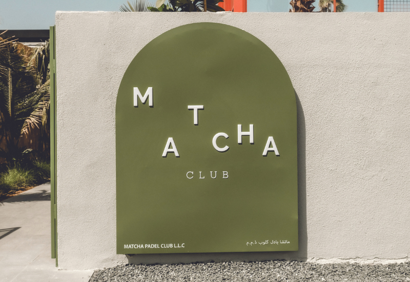 The Matcha Club padel