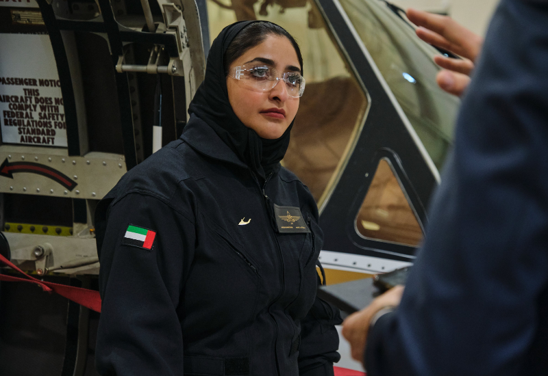 Sheikha Mozah Al Maktoum pilot