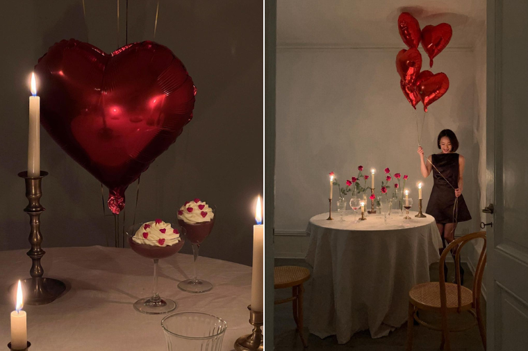 How to create a luxe tablescape for a romantic date night at home