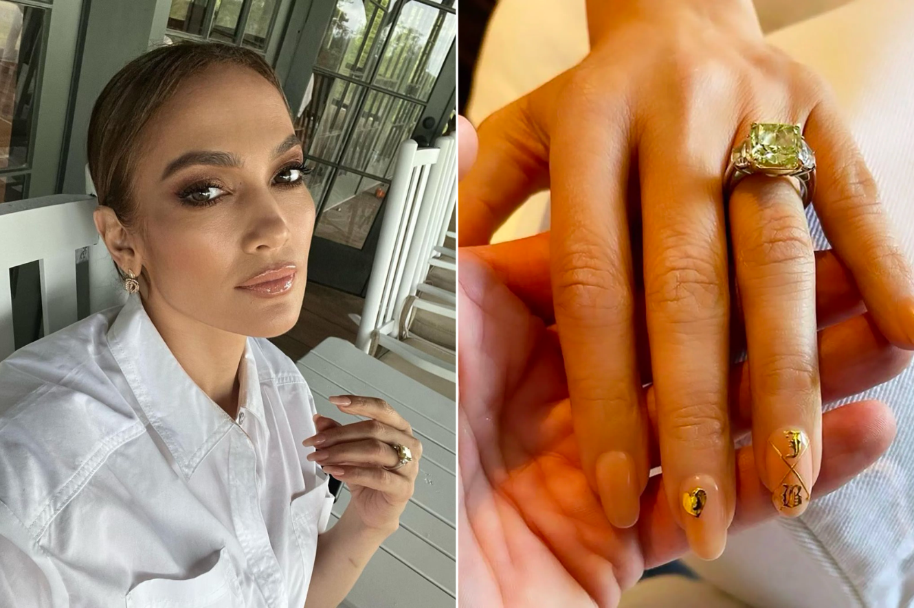 JLo’s stunning engagement and wedding rings through the years