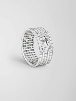 Hermès Kelly Baguettes GM Bracelet in white gold and diamonds © Maud Remy-Lonvis