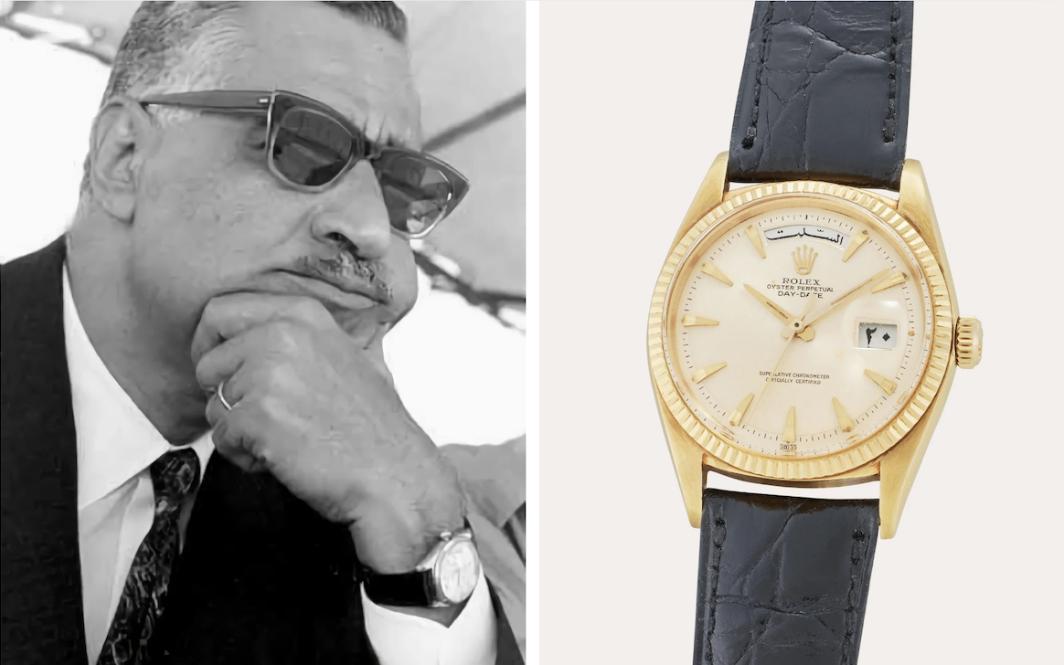 Sotheby's Rolex Day-Date Egyptian President Gamal Abdel Nasser