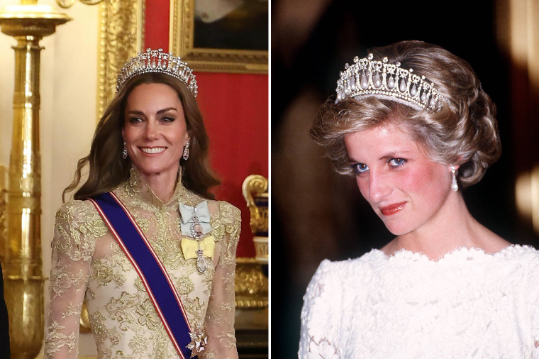 Kate Middleton state banquet dress