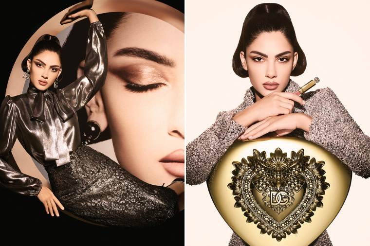 Egyptian star Huda El Mufti Shines in Dolce&Gabbana’s dazzling holiday campaign